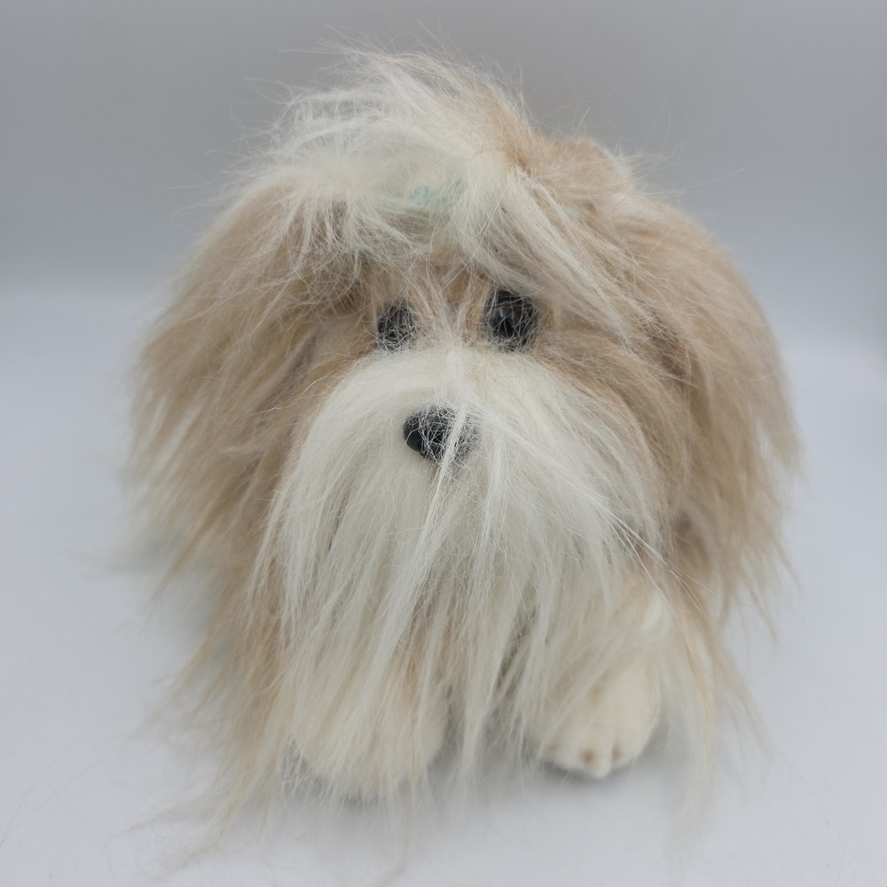 Yorkshire Toys R Us Dog Animal Alley ‎ Vintage Plush Stuffed Toy Yorkie Fluffy